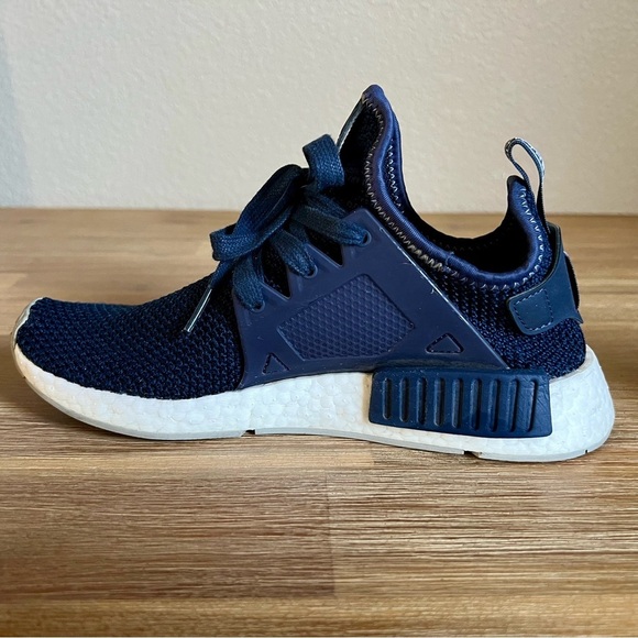 Adidas Women's Sneaker Size 7 NMD R1 Blue Contrast Stitch Boost EUC - Picture 6 of 12